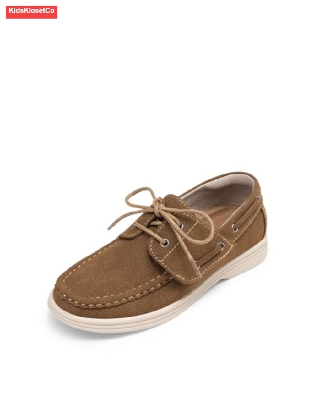 Boys Loafers Dress Shoes Moc Toe Hook Loop Anti-Slip TPR Sole